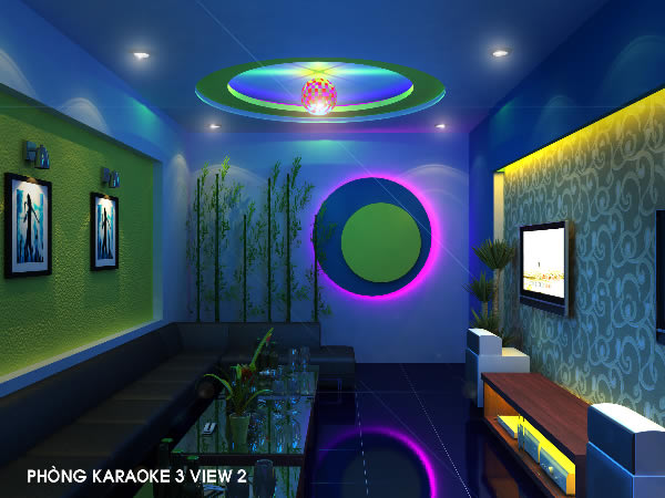 Thiết kế quán karaoke đẹp