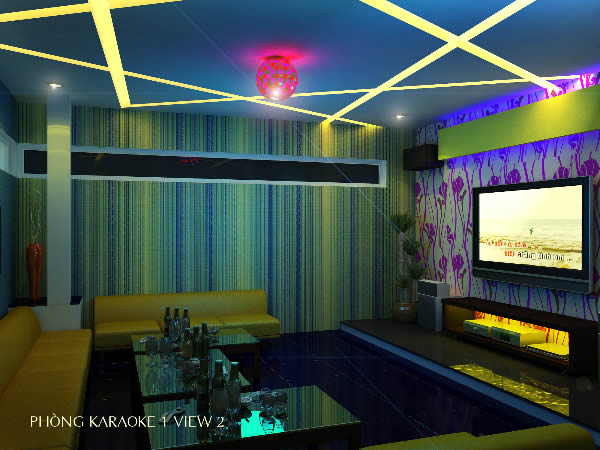 Thiết kế quán karaoke đẹp tại Vinh